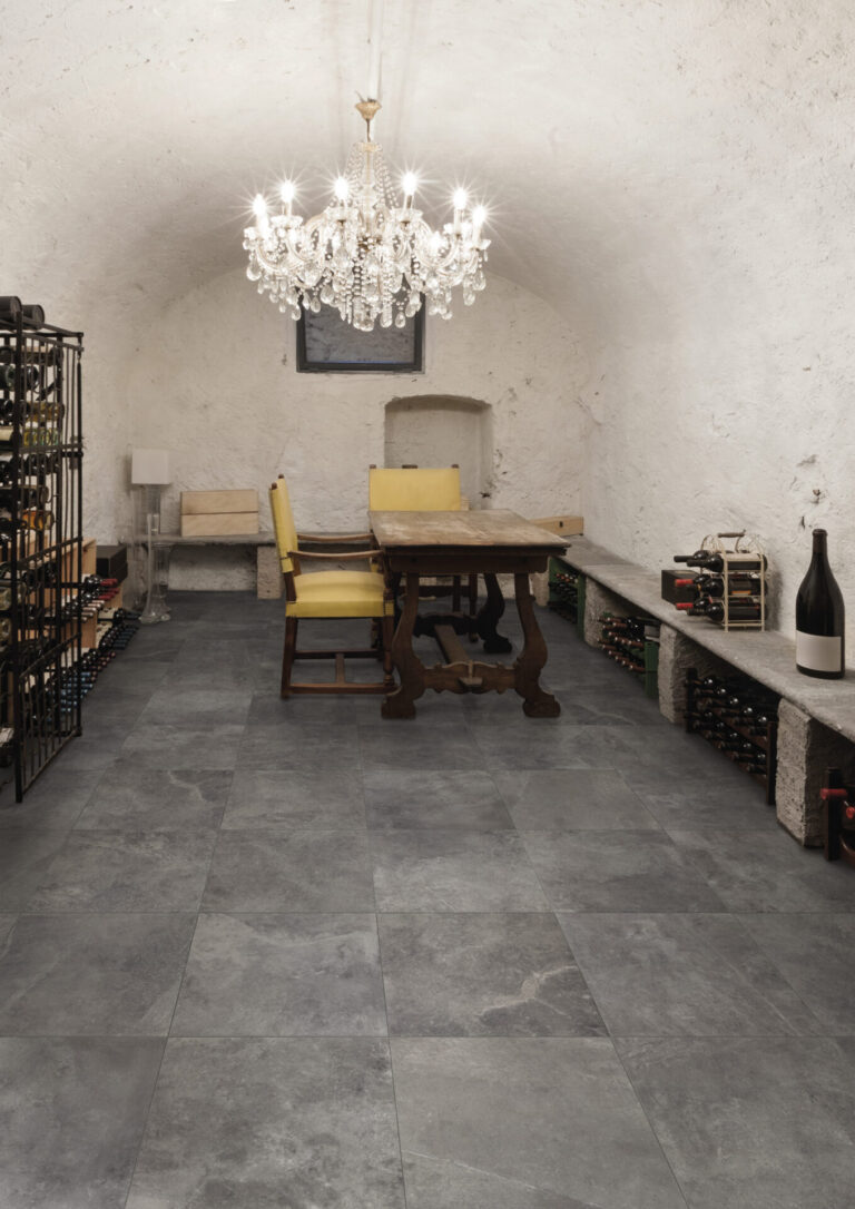 Wine cellar with wine bottle, interior