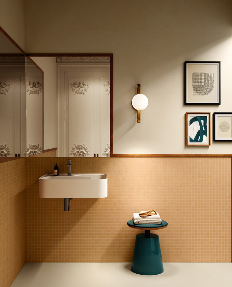 CSA_INSIDEART COLOR-Light60120 Soft-Mosaico Insideart Sunset Soft-Light60120 Nat_bathroom